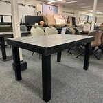 Eetkamertafel Rowan 145cm, Mango, zwart